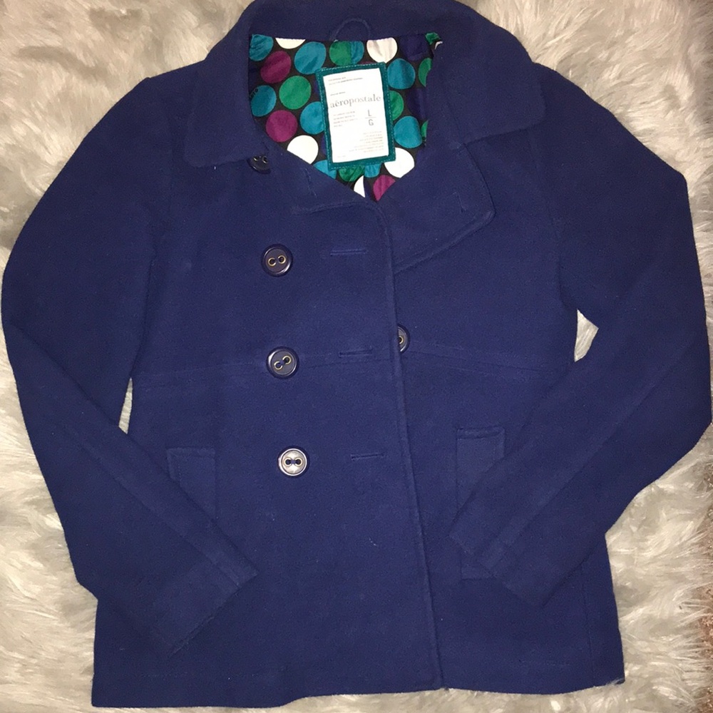 Dark blue Aeropostale Peacoat